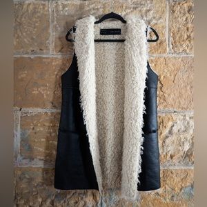 Zara fuzzy vest
